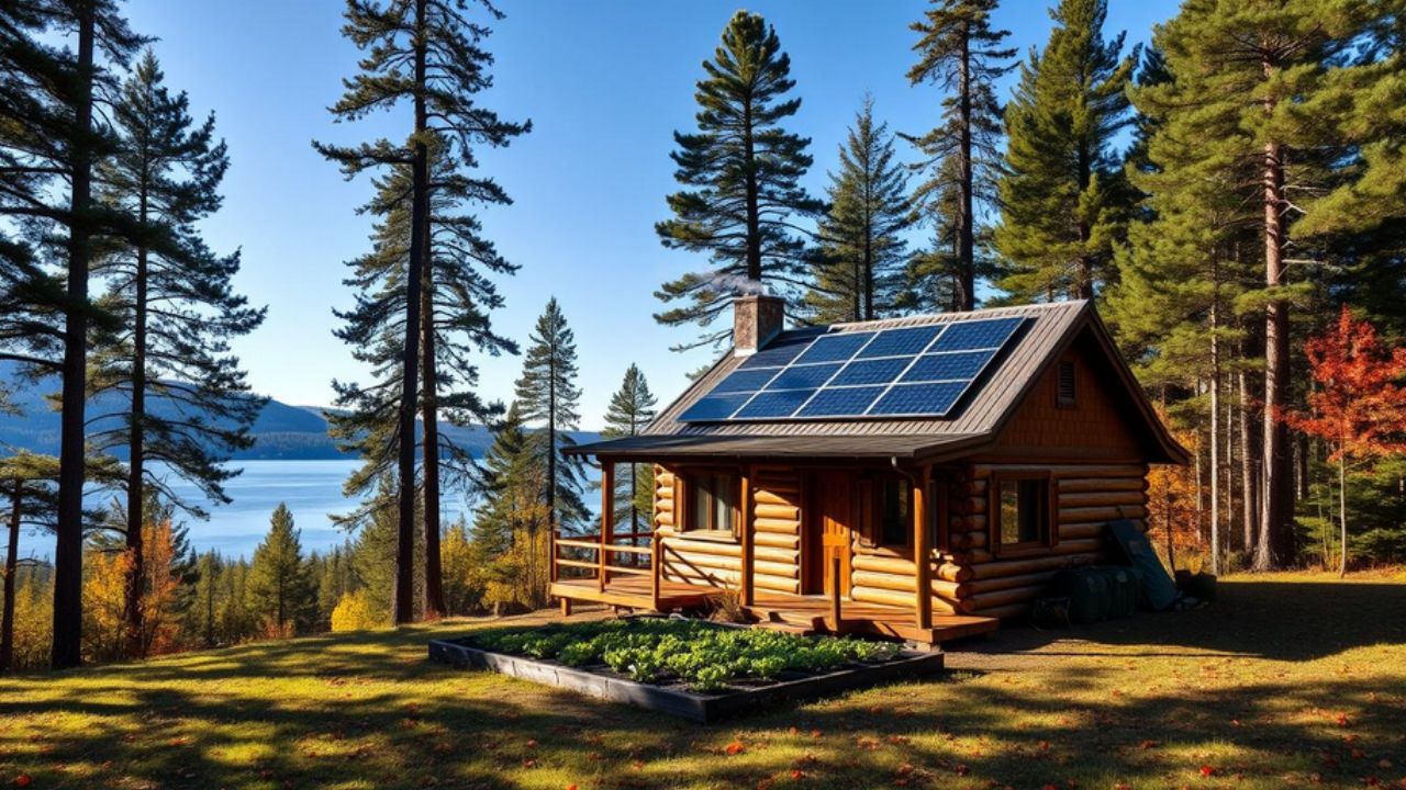 how to build an off-grid cabin