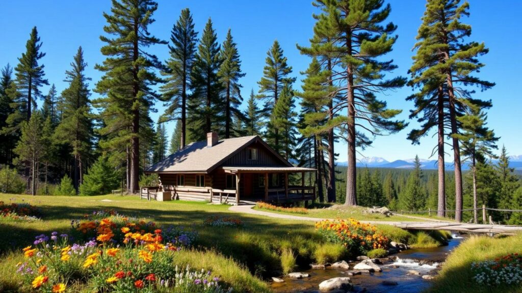 The ideal location for an off-grid cabin.