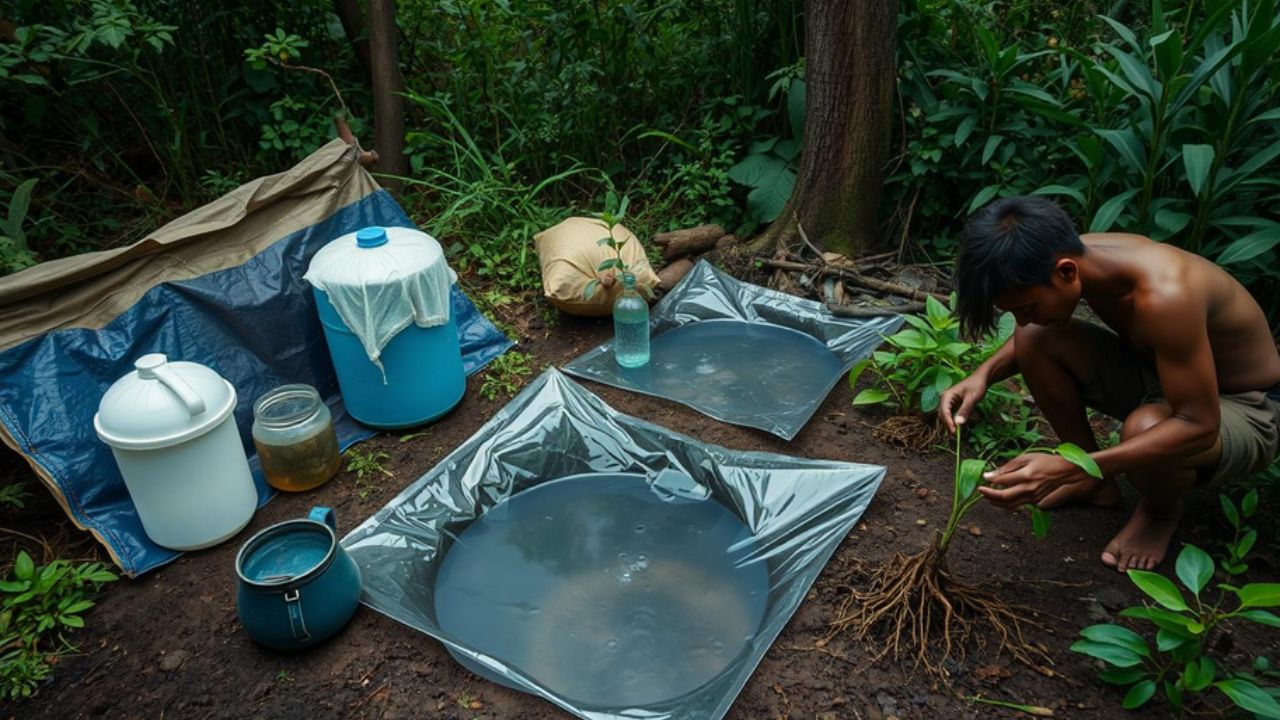 how to survive without running water