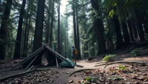 how to build a wilderness shelter